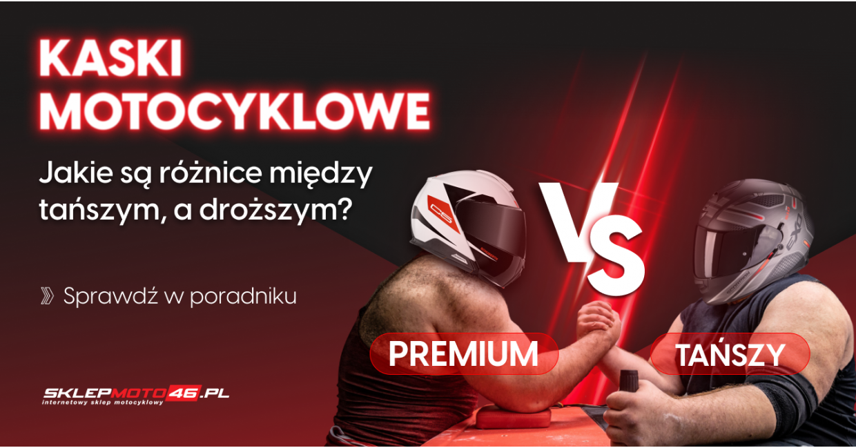 Kaski motocyklowe - Czy faktycznie lepiej wybrać droższy? 