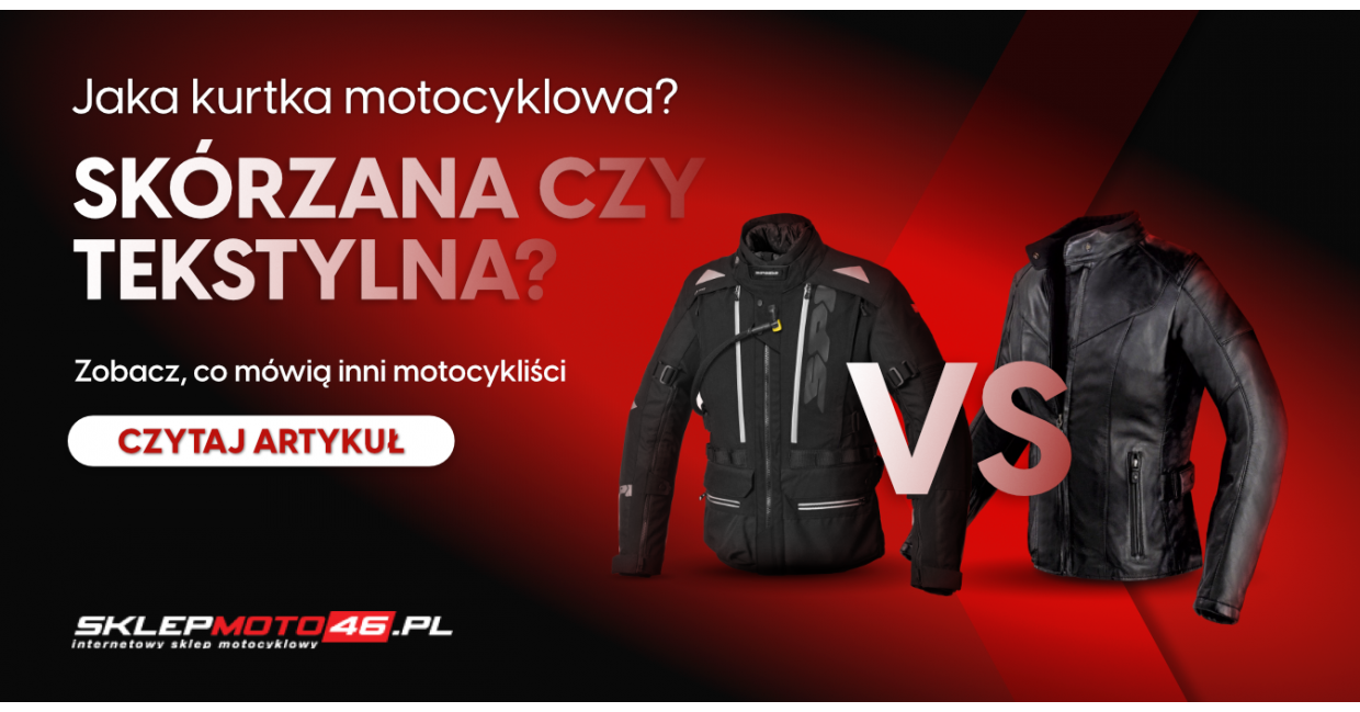 Jaka kurtka dla motocyklisty - skórzana czy tekstylna?