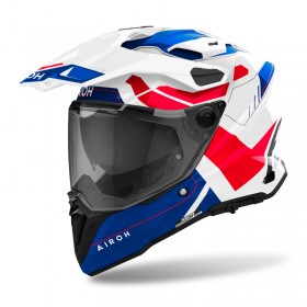 Kask AIROH COMMANDER 2 Blue/Red Gloss