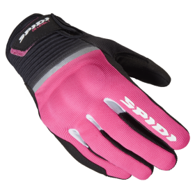 Damskie rękawice sportowe SPIDI B93 545 Flash CE Lady Czarno/Różowe