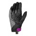 Damskie rękawice sportowe SPIDI C92 545 G-Carbon Lady Czarno/Fioletowo/Białe