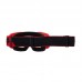 GOGLE FOX MAIN CORE JUNIOR FLUO RED - SZYBA CLEAR