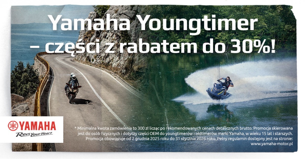 Tyle % zniżki, ile lat ma Twoja Yamaha. Edycja 2026