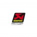 Aluminiowe naklejki Akrapovič na wydech Yamaha (90798-31806-12)