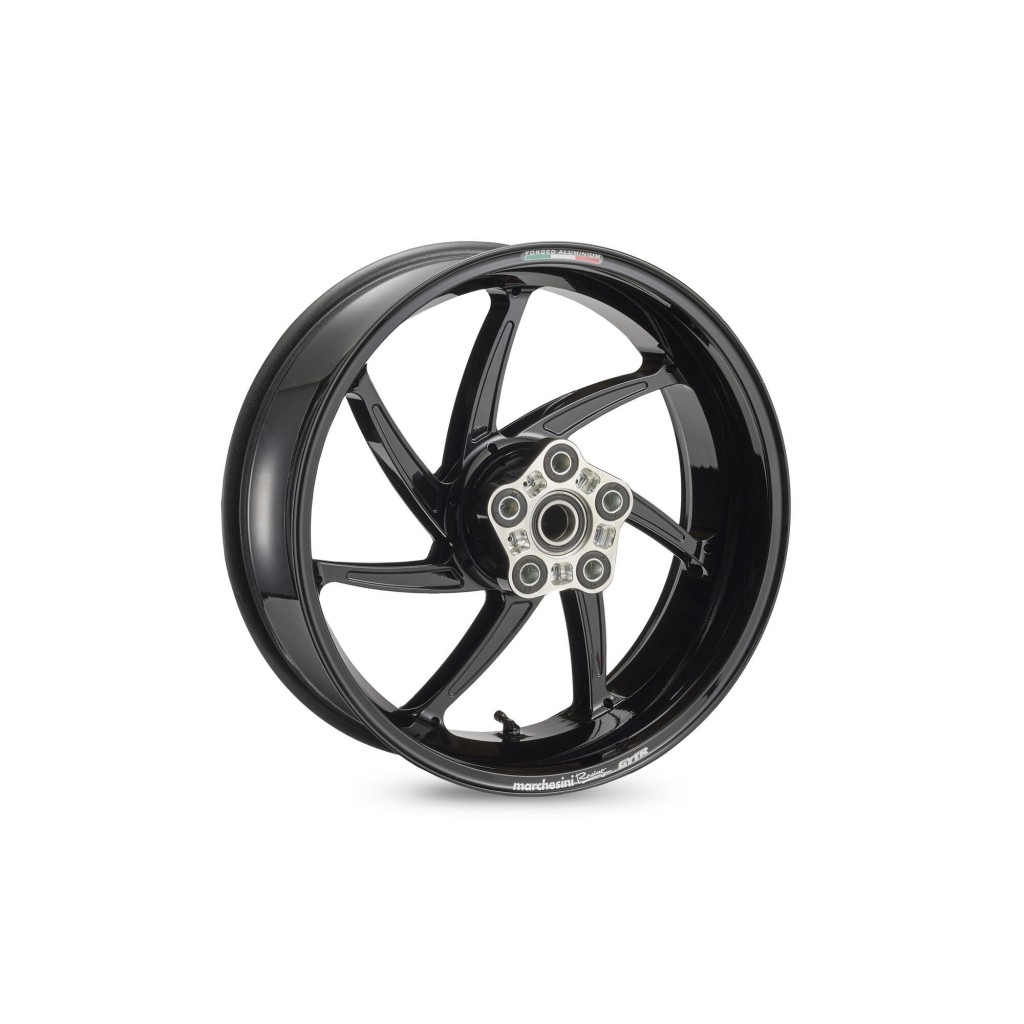 Aluminiowe tylne koło GYTR Marchesini R1 (czarne) Yamaha (GYT-RBRER-BL-A0)