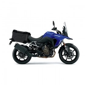 Czarne aluminiowe kufry boczne Suzuki DL800 - Travel Pack Black