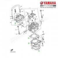 Zestaw cylinder + tłok Yamaha YZ450F 2007