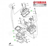 Zestaw cylinder + tłok Yamaha YZ250F 2004