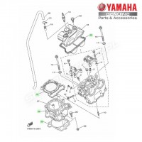Zestaw cylinder + tłok Yamaha YZ250F 2010