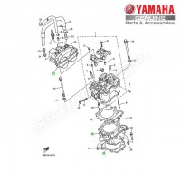 Zestaw cylinder + tłok Yamaha YZ400F 1998