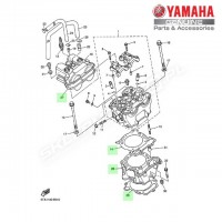 Zestaw cylinder + tłok Yamaha YZ450F 2003