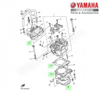 Zestaw cylinder + tłok Yamaha YZ450F 2004