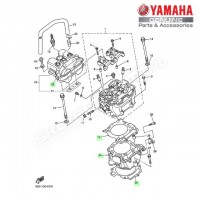 Zestaw cylinder + tłok Yamaha YZ450F 2006