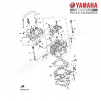 Zestaw cylinder + tłok Yamaha YZ450F 2008