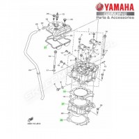 Zestaw cylinder + tłok Yamaha YZ450F 2010