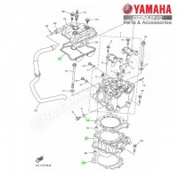Zestaw cylinder + tłok Yamaha YZ450F 2014