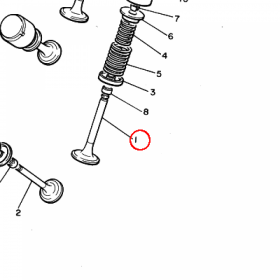 YAMAHA - zawor dolot. nr: 49A121110000