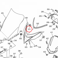 YAMAHA - zapinka nr: 90468040A000