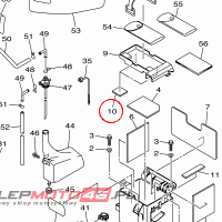 YAMAHA - DAMPER nr: 2GH241850000