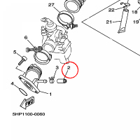 YAMAHA - KOREK GUMOWY nr: 16G135690000