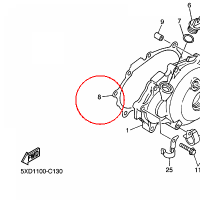 YAMAHA - uszczelka nr: 5TA154510000