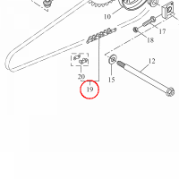 YAMAHA - CHAIN nr: 94568K112900