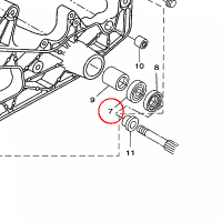 YAMAHA - lozysko nr: 933063021200