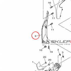 YAMAHA - COVER nr: B5C847970000