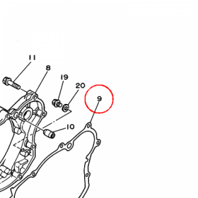 YAMAHA - uszczelka nr: 2VM154621000