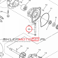 YAMAHA - PIPE 5 nr: 4XV124850000