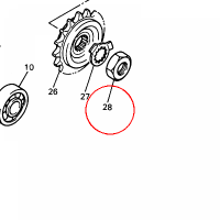 YAMAHA - nakretka nr: 901791802000