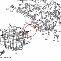 YAMAHA - SRUBA nr: 901190900100