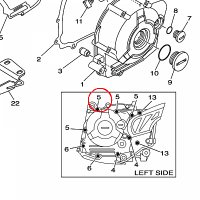 YAMAHA - BOLT, FLANGE nr: 950220605000