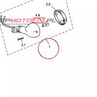 YAMAHA - kierunkowskaz nr: 5WXH33300000