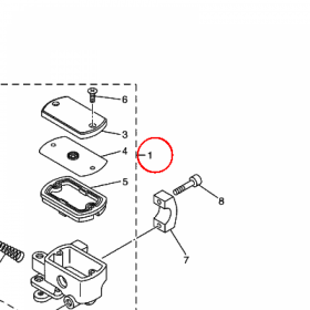 YAMAHA - POMPA HAM. nr: 3D8258701100