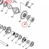 YAMAHA - sruba spec. nr: 902152500300