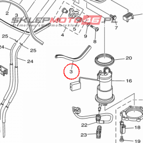 YAMAHA - PODKLADKA nr: 23P241881000