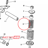 YAMAHA - SPREZYNA ZAW. nr: 4G0121130100