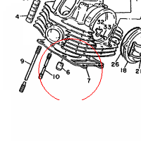 YAMAHA - PIN, DOWEL(3EF) nr: 918173001100