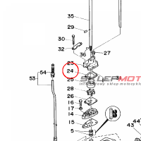 YAMAHA - USZCZELKA POMPY WOD. nr: 6E044315A000