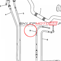 YAMAHA - linka sprzegla nr: 5LV263350000