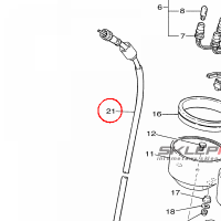 YAMAHA - LINKA OBROTOMIERZA nr: 2J2835601000