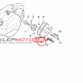 YAMAHA - uszczelka nr: 9043006X0100