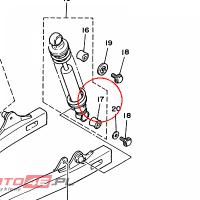 YAMAHA - TULEJKA nr: 447222162000