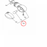 YAMAHA - kierunkowskaz nr: 2PP833100000