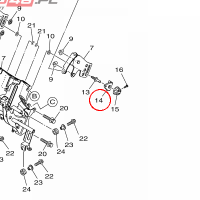 YAMAHA - STAY, GUIDE 1 nr: 2PP2831E0000