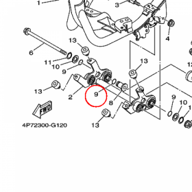 YAMAHA - uszczelniacz nr: 932101563900