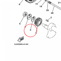 YAMAHA - sruba spec. nr: 902151615600