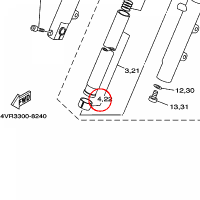 YAMAHA - TLOK AMORT. nr: 4FM231714000