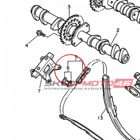 YAMAHA - ZLACZKA LANCUCHA nr: 946810102100